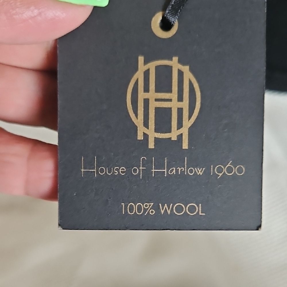 HOST PICK 🥳🥳 House of Harlow 1960 Black Wool Hat - Picture 2 of 16